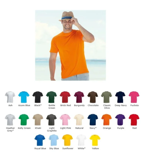 Fruit of the Loom SS28M Value Weight  Tee